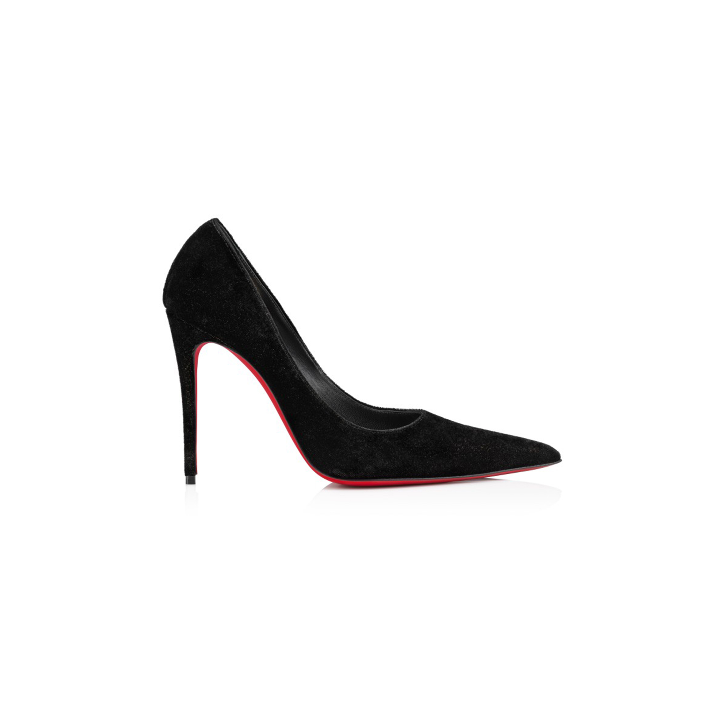 Ch**an louboutin kate max 100 mm pumps-velvet d''or-black-women 1250446b439